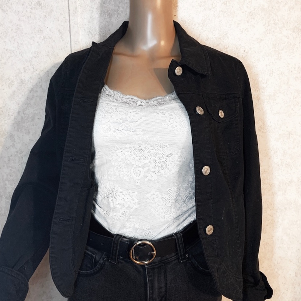 ‘GAP’ Black Jean Jacket